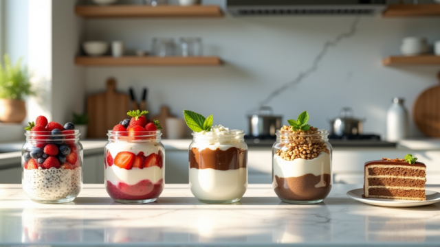 Meal Prep Desserts: 5 Süßspeisen, die du vorkochen und die Woche über genießen kannst